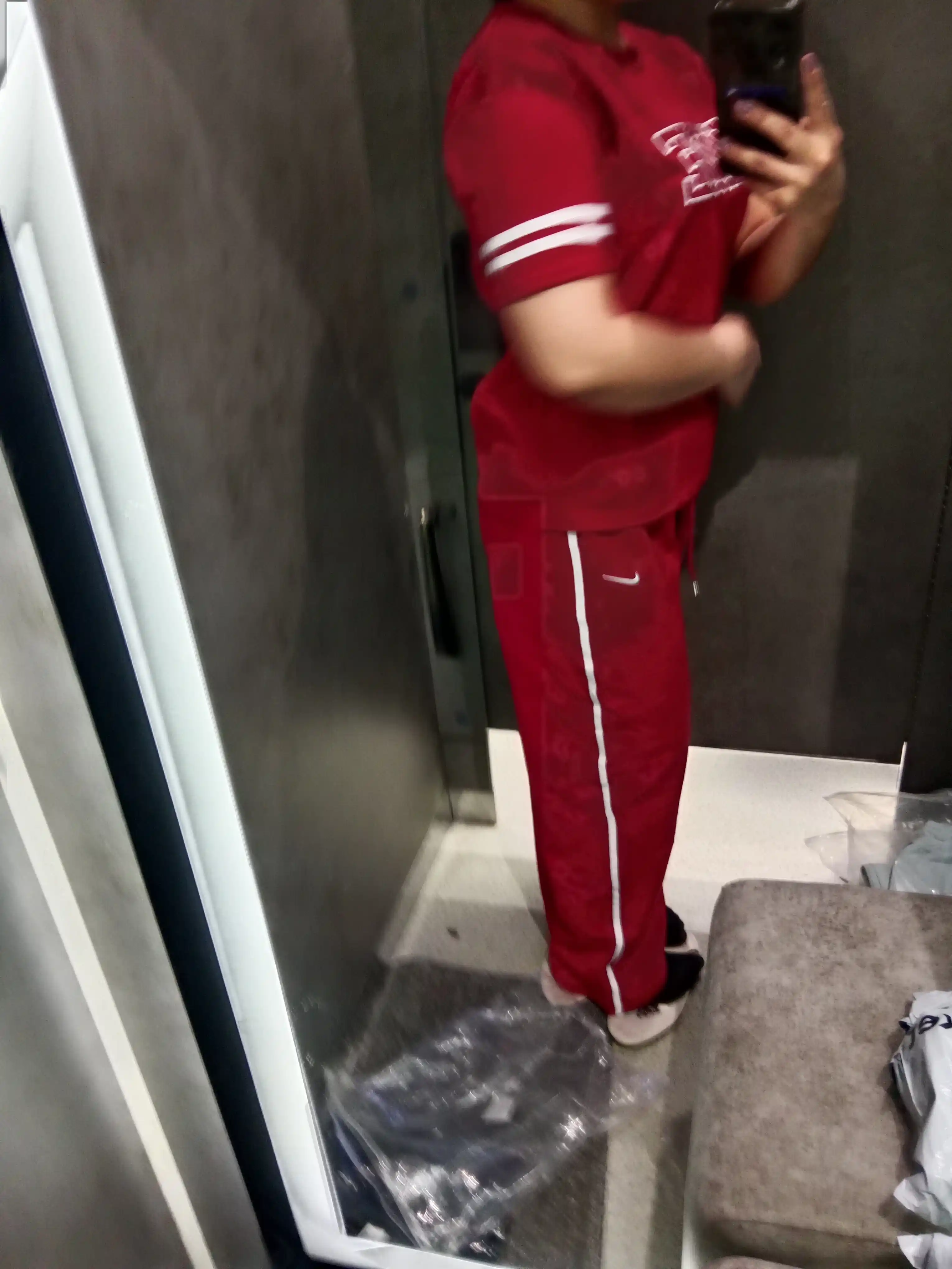 Ayollar uchun ikki baholik sport kostyumi, futbolka va shim, yozgi paxtalik to‘plam, standart 46-52