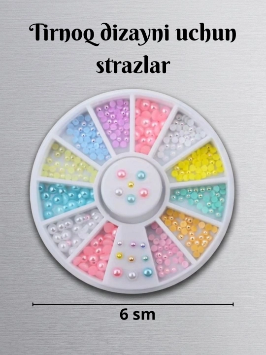Tirnoq dizayni uchun strazlar
