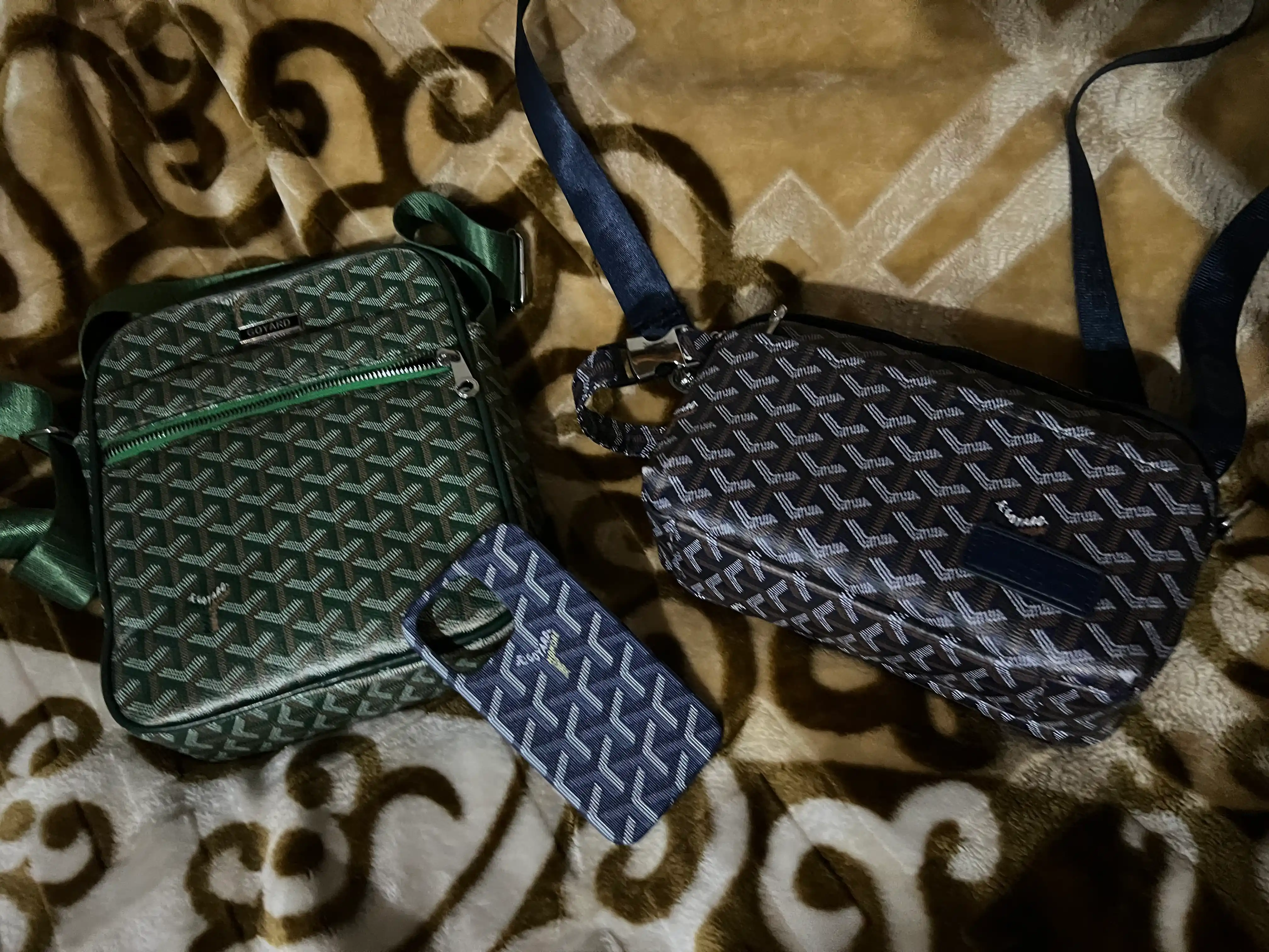 Современный чехол в стиле Goyard для iPhone серии 13–17