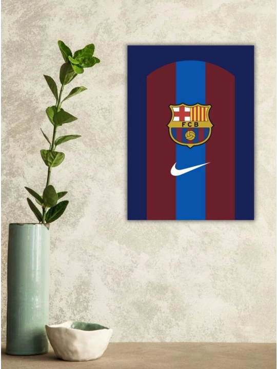 Dekorativ poster-nakleyka, A4 formatda, "Futbolchilar formasi"