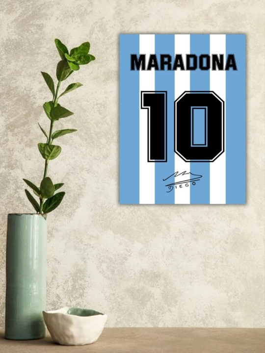 Dekorativ poster-nakleyka, A4 formatda, "Futbolchilar formasi"