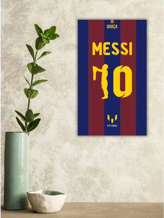 Dekorativ poster-nakleyka, A4 formatda, "Futbolchilar formasi"