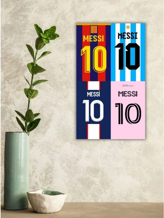 Dekorativ poster-nakleyka, A4 formatda, "Futbolchilar formasi"