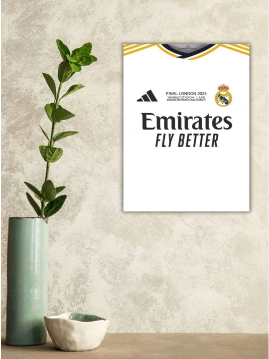Dekorativ poster-nakleyka, A4 formatda, "Futbolchilar formasi"