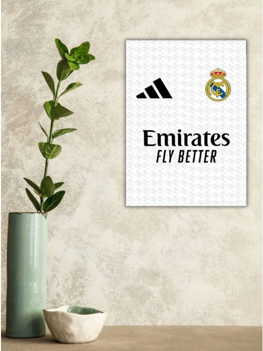 Dekorativ poster-nakleyka, A4 formatda, "Futbolchilar formasi"