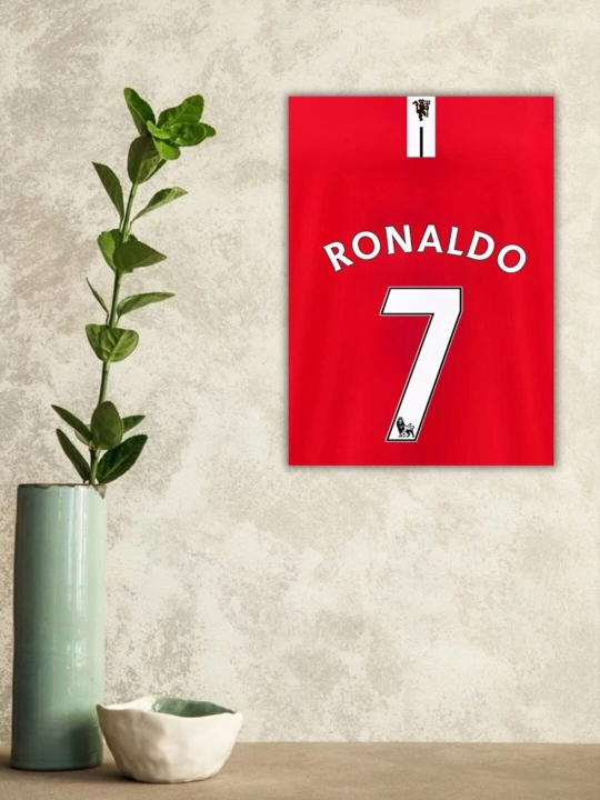 Dekorativ poster-nakleyka, A4 formatda, "Futbolchilar formasi"