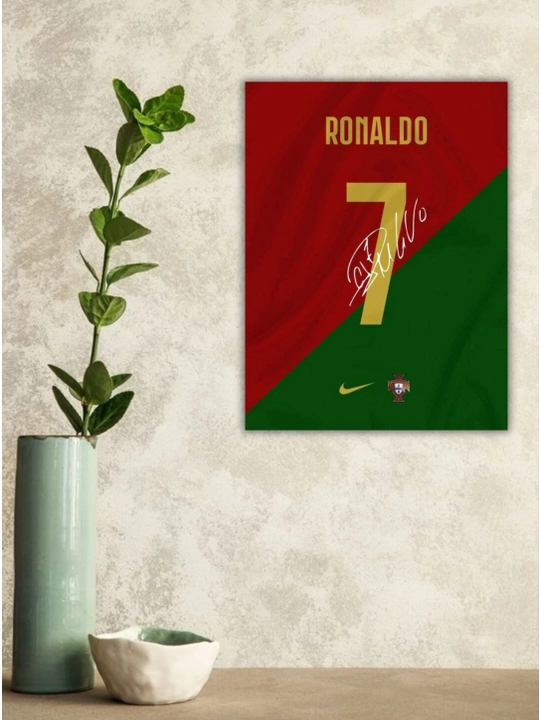 Dekorativ poster-nakleyka, A4 formatda, "Futbolchilar formasi"