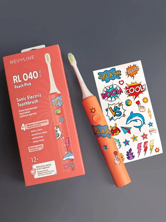 Revyline RL 040 va RL 040 Teens elektr tish cho‘tkalari, tovushli, akkumulyatorli