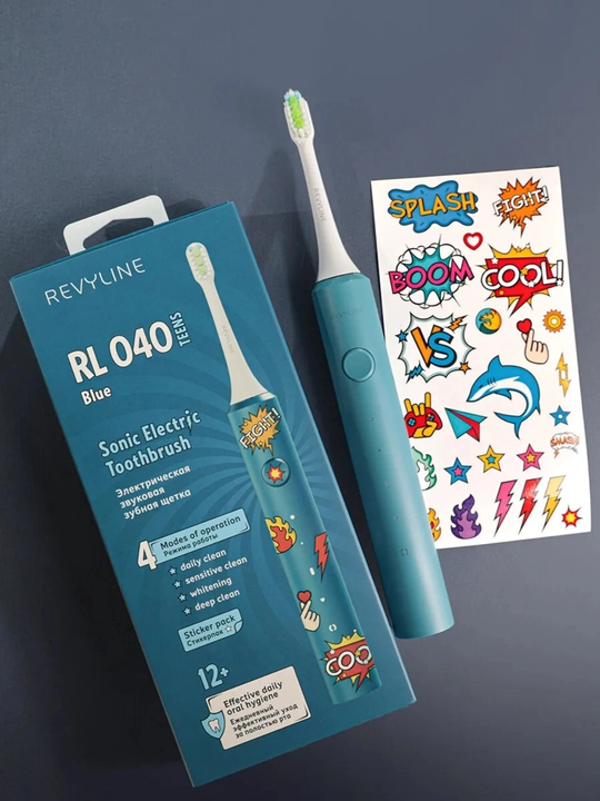 Revyline RL 040 va RL 040 Teens elektr tish cho‘tkalari, tovushli, akkumulyatorli