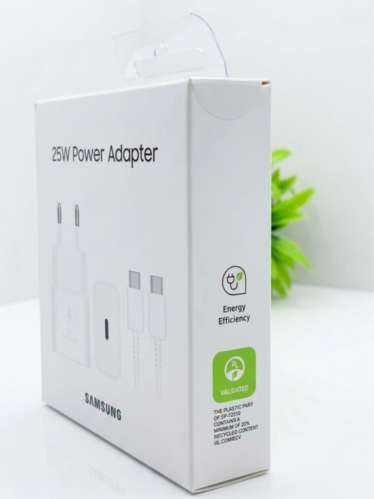 Samsung Super Fast Charging tarmog'ich quvvatlagichi (25W - 45W) + Type-C kabeli