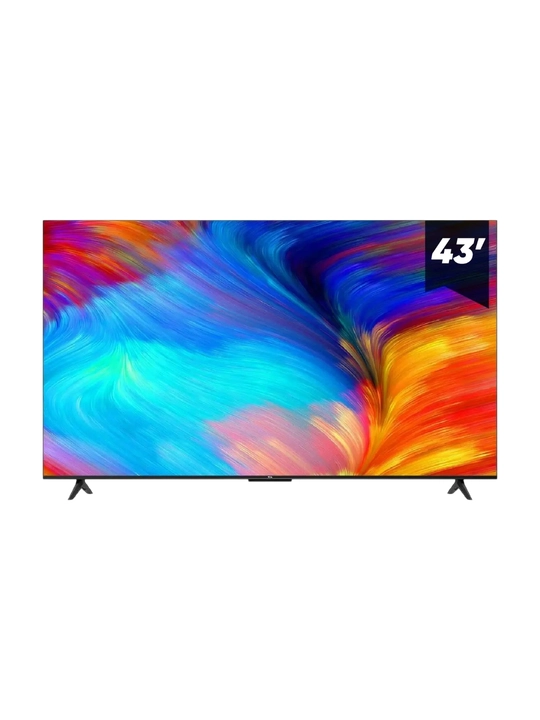 Телевизор TCL 43P635 43" Smart TV 4K UHD Android, чёрный, Wi-Fi, Ultra HD - 