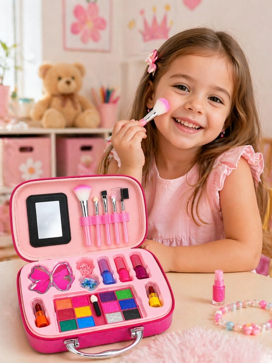 Детский набор косметики для девочек Unicorn Cosmetic Pack в розовой сумке