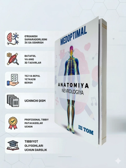 Медицинская книга MEDoptimal Анатомия — учебник для студентов-медиков - 