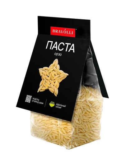 Паста Орзо Bravolli, 350 г — VALMART-BRV04