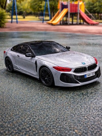 Игрушечный автомобиль в виде BMW, детское автокресло, энергичная машина — MKSHO99-MASHINABMW-СЕРЫЙ