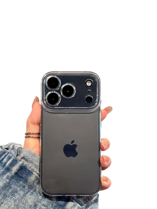 Чехол для iPhone, 15, 16, 17 Pro,Max, Plus, Mini, Air прозрачный