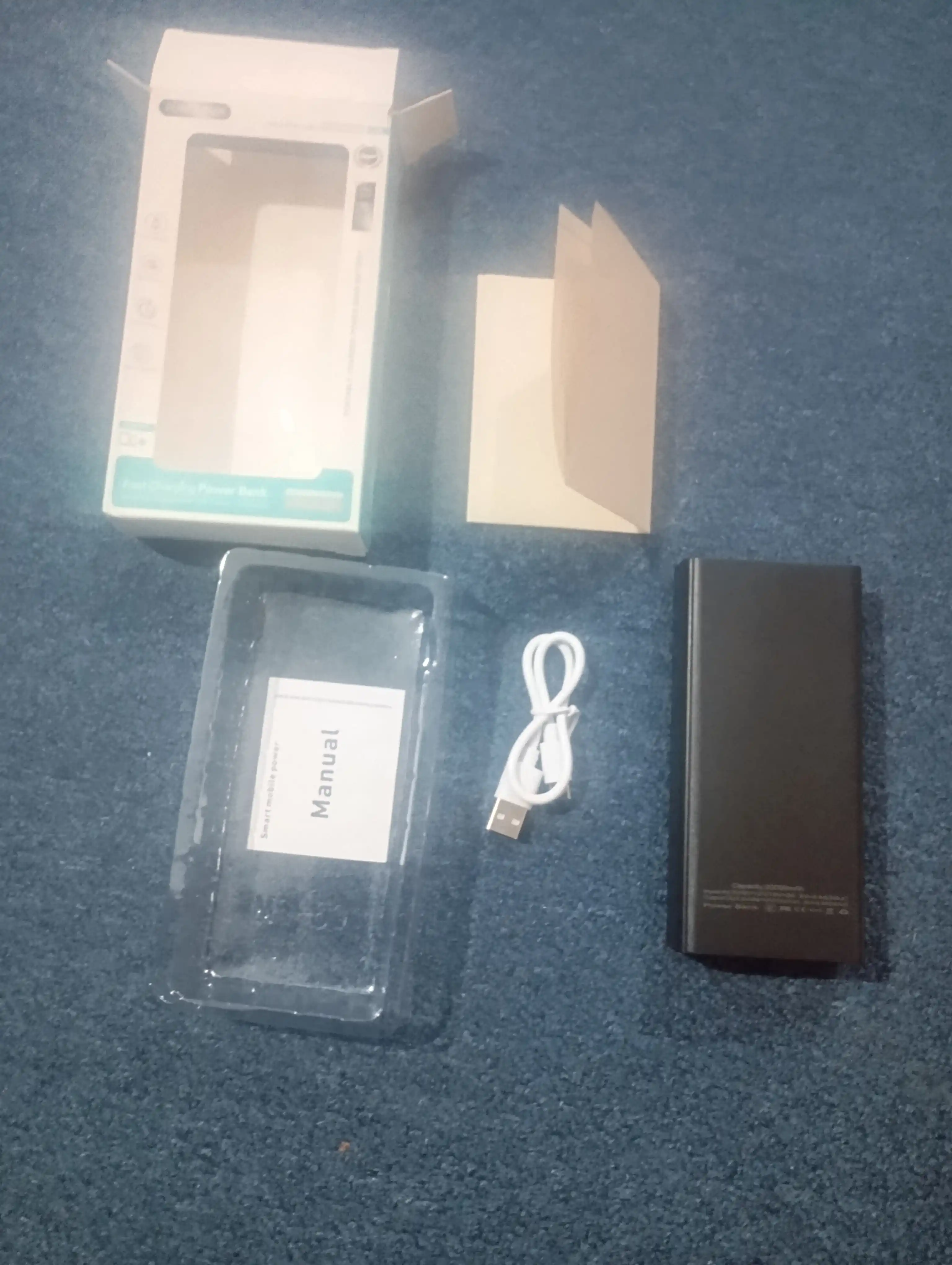 Внешний аккумулятор Power Bank, 10000, 20000, повербанк для iphone, android 3 в 1