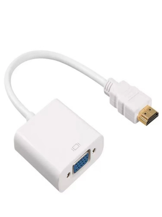 Адаптер HDMI-VGA с аудиокабелем, надежное решение для мониторов и других устройств - 