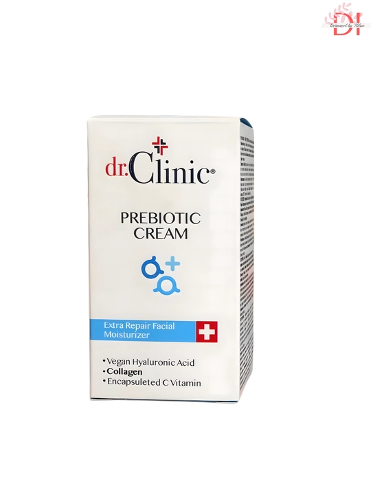 Восстанавливающий крем для лица Dr. Clinic Prebiotic, с коллагеном и витамином C