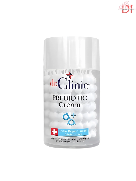 Восстанавливающий крем для лица Dr. Clinic Prebiotic, с коллагеном и витамином C