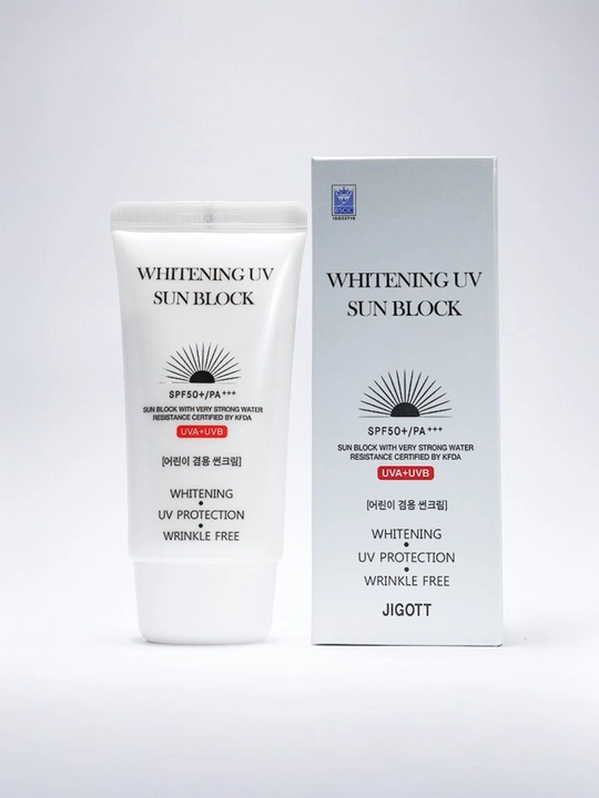 Солнцезащитный крем,  спф для лица Sun Block Cream SPF50+ PA+++, увлажняющий