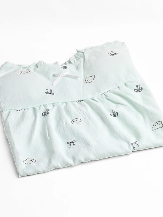 Ayollar uchun muslim pijama 100% paxta mayka va shortik komplekt