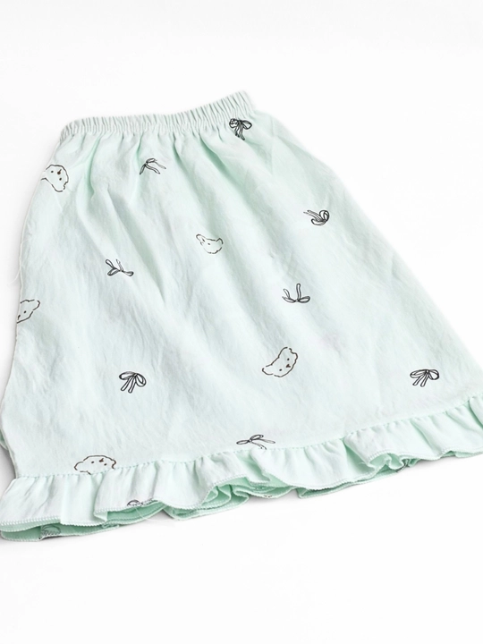 Ayollar uchun muslim pijama 100% paxta mayka va shortik komplekt