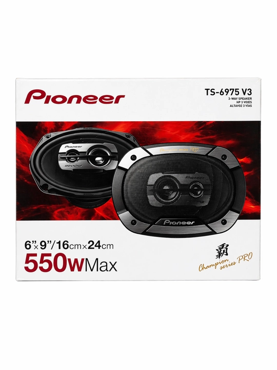 Pioneer колонки 6x9 550W TS-6975 V3, авто колонки для автомобиля, комплект 2 шт