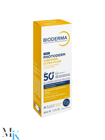 Ultrayengil teksturalik krem-flyuid himoya va qulaylik Bioderma Photoderm XDefense SPF 50+