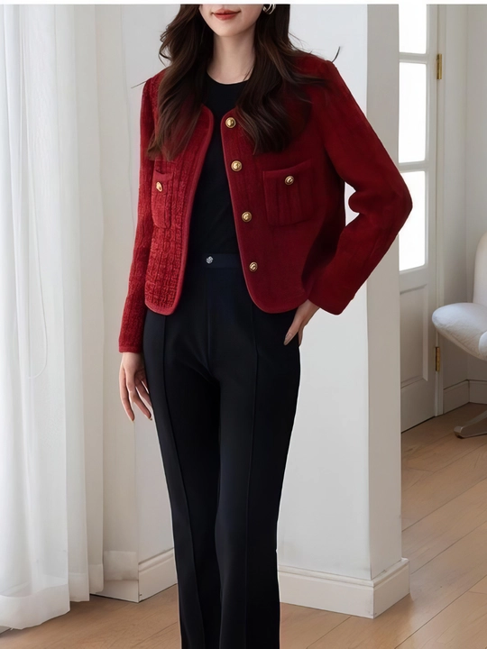 Elegant ayollar kostyumi, pidjak, jaket, tvid kostyum, klassik pidjak