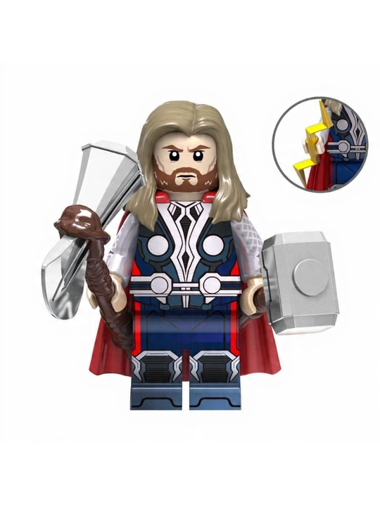 LEGO mini-figuralar, Marvel, Ds, Naruto, o‘yinchoqlar, bolalar tovarlar, 3D konstruktorlar - 