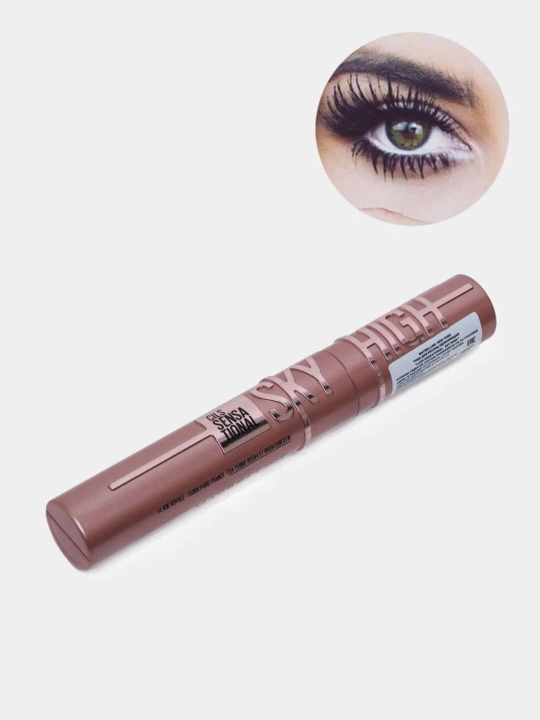 Тушь Lash Sky High Line Made with Mascara, удлиняющая, водостойкая, черная