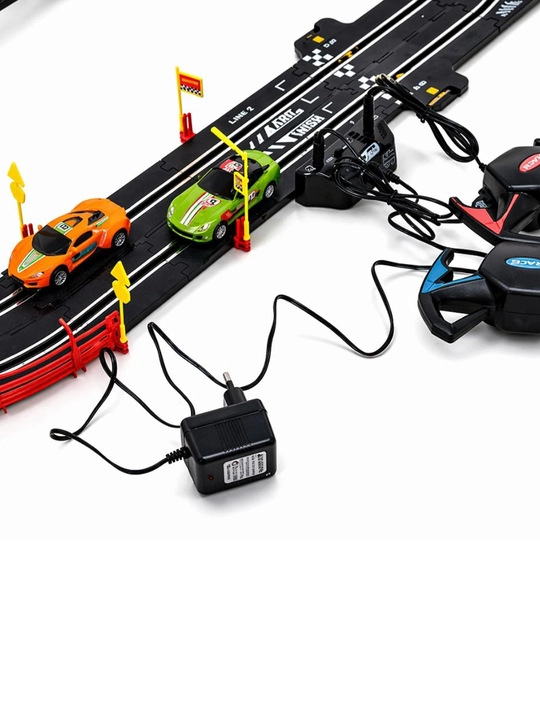 Детская гоночная трасса (автотрек) Slot Track Racing, 2 машинки, управление с пульта
