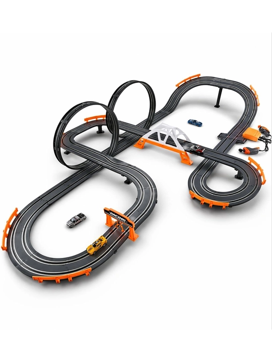 Детская гоночная трасса (автотрек) Slot Track Racing, 2 машинки, управление с пульта