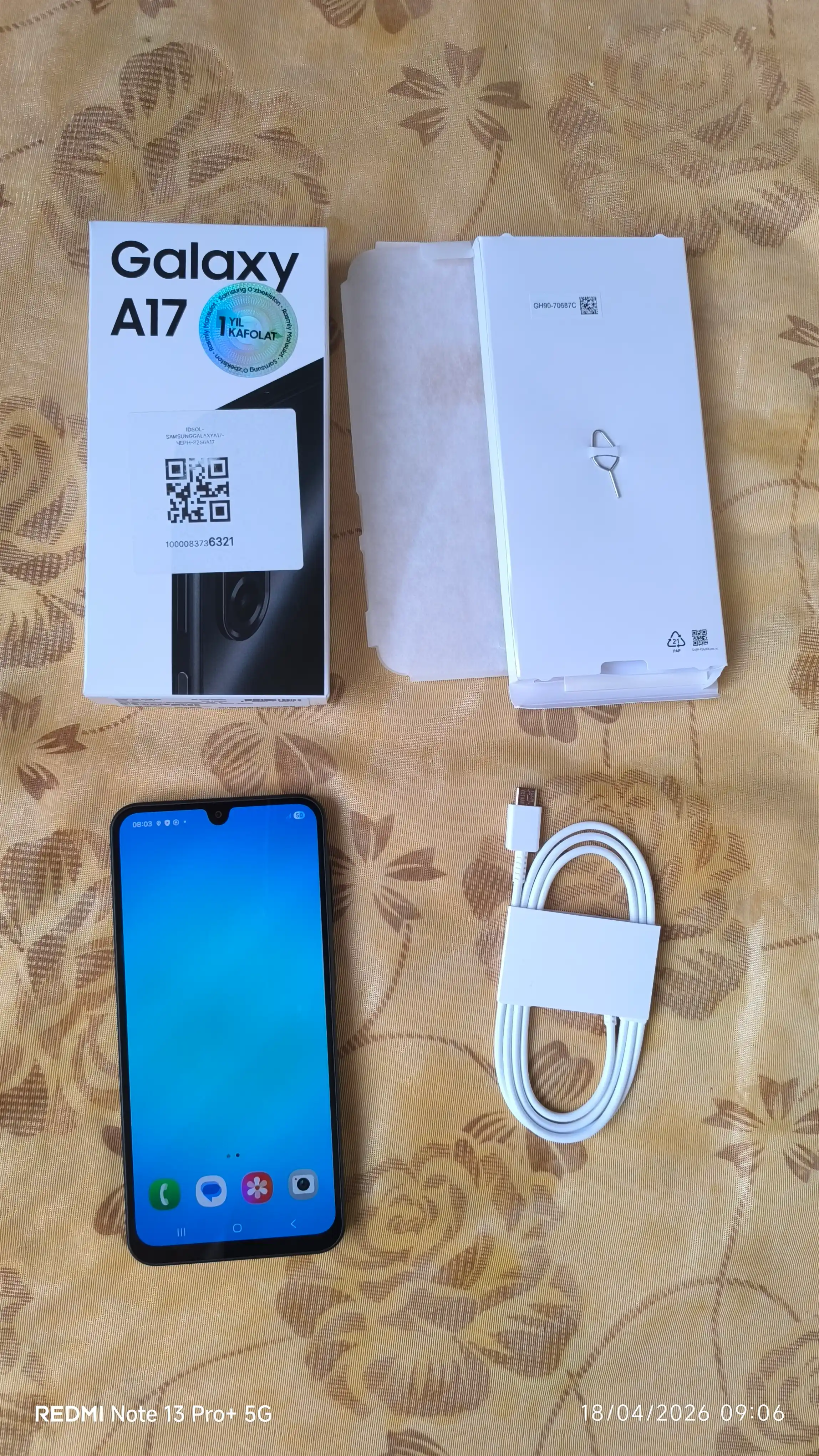 Смартфон Samsung Galaxy A17, 6/128 Гб, 8/256 Гб, 5000 мА·ч