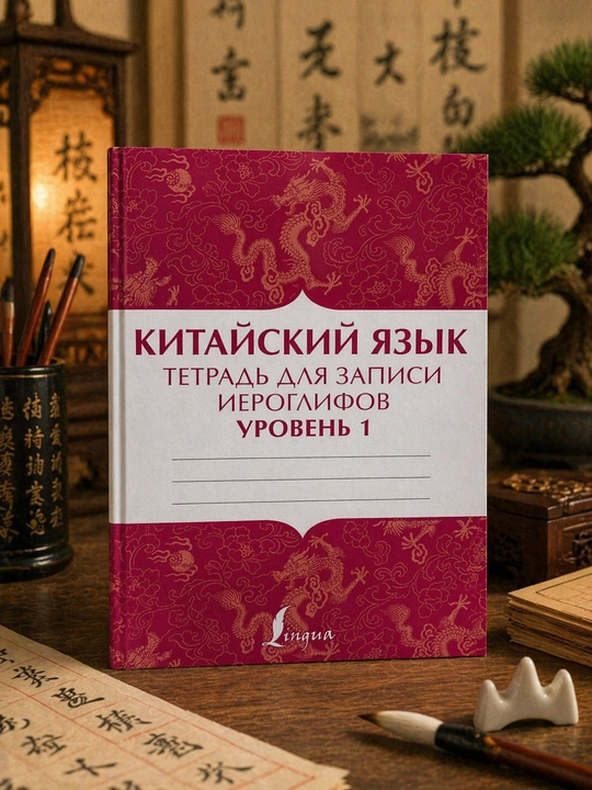 Xitoy tili, ieroglif yozish uchun daftar, 1-daraja - 