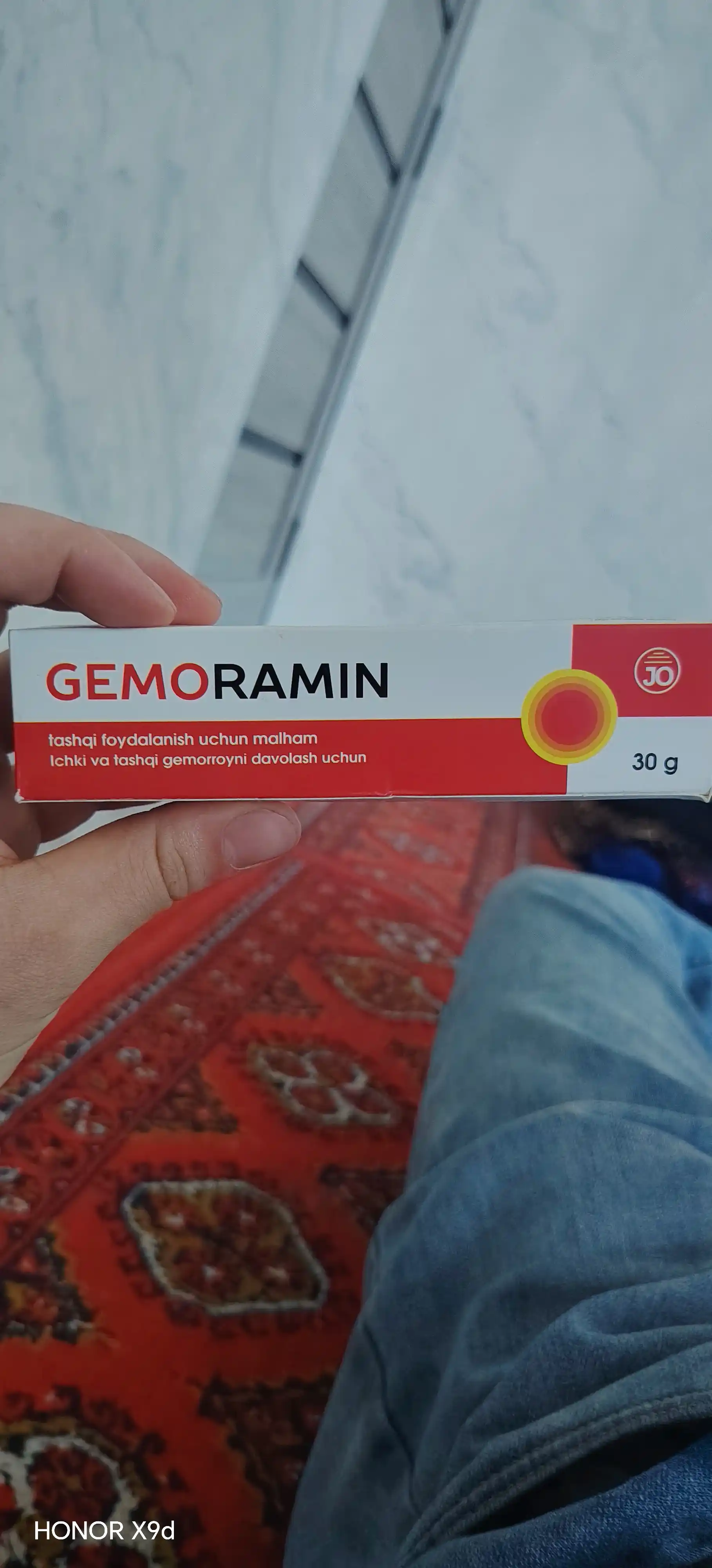 Gemoramin, gemorroy uchun yengil yechim, parvarish 