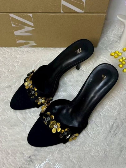 Мюли женские, весенние мюли, босоножки для девочек, Zara