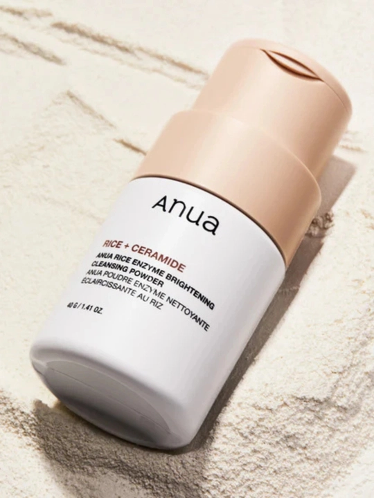 Энзимная пудра с рисовым экстрактом ANUA Rice Enzyme Brightening Cleansing Powder, 40 г - 