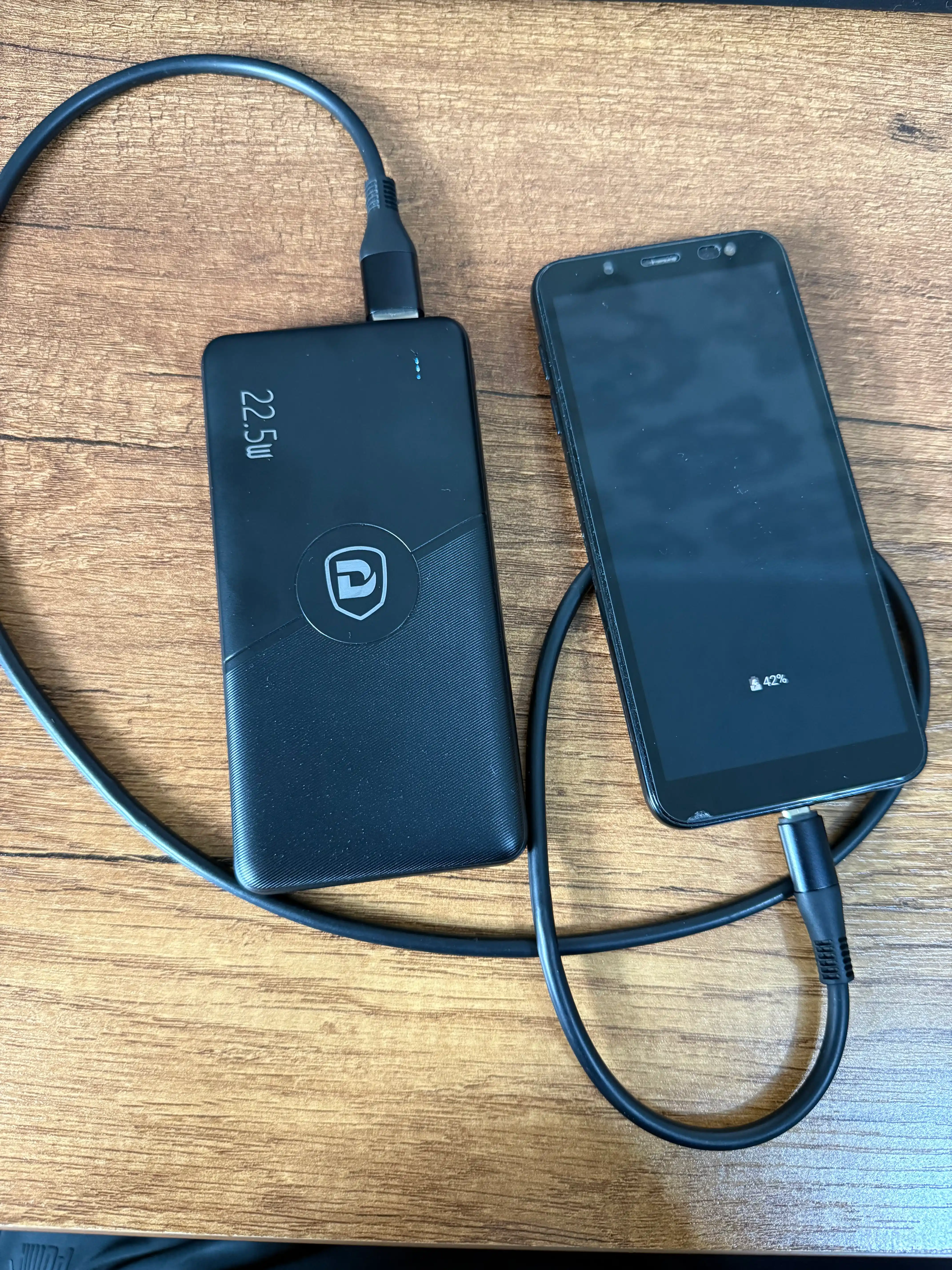 Delone 10000mAh Power Bank – 22.5W быстрая зарядка, Type-C, LED