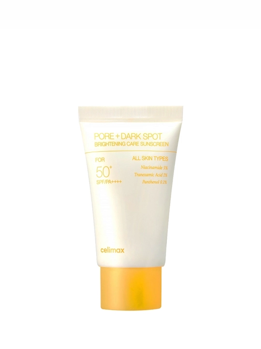 Осветляющий солнцезащитный крем Celimax Pore+Dark Spot Brightening Care Sunscreen - 