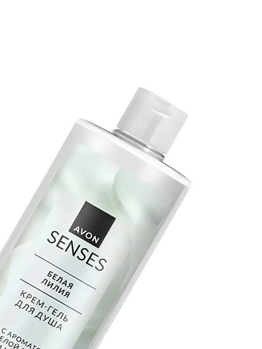 AVON Senses Гель для душа Белая лилия ,500 мл