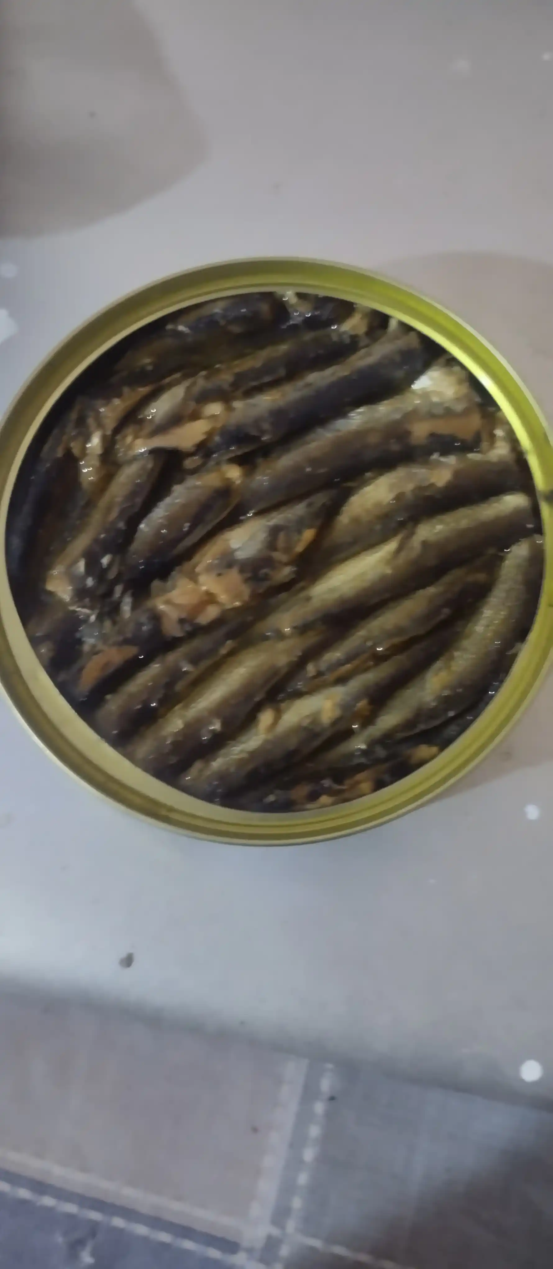 Shprotlar Рыбная деревня, boltiqbo'yi sprat yog'ida, 160 g