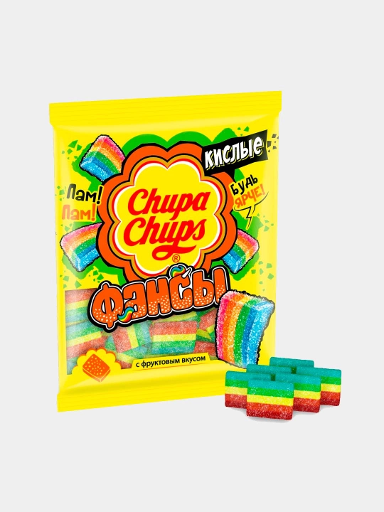 Chupa Chups chaynaladigan marmeladi Nordon fanlar, 70 g
