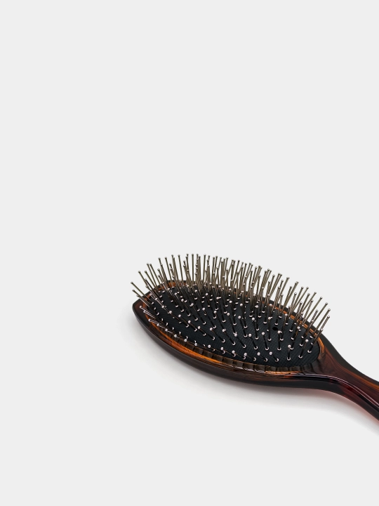 Bosh terisi va sochlar uchun Seung Lee Brush koreyscha massaj tarogʻi, metall tishli
