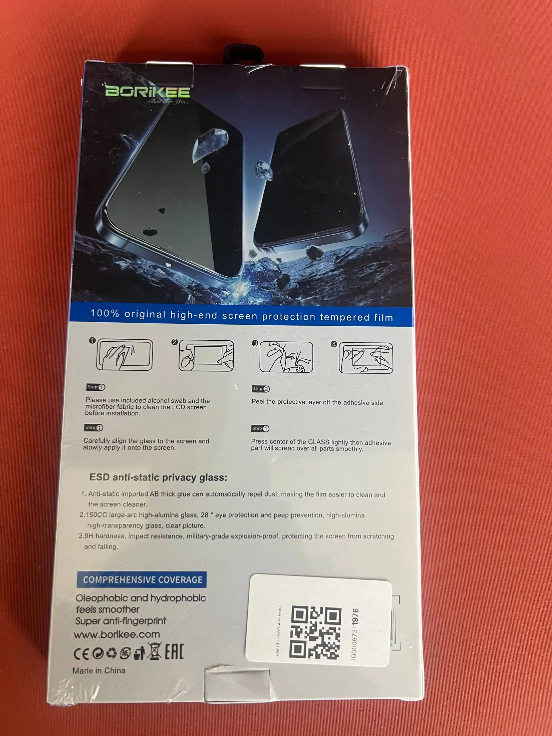 Защитное стекло антишпион для iPhone XS, 11, XR,12, 13, 14, 15, 16, 17, Pro, Pro Max