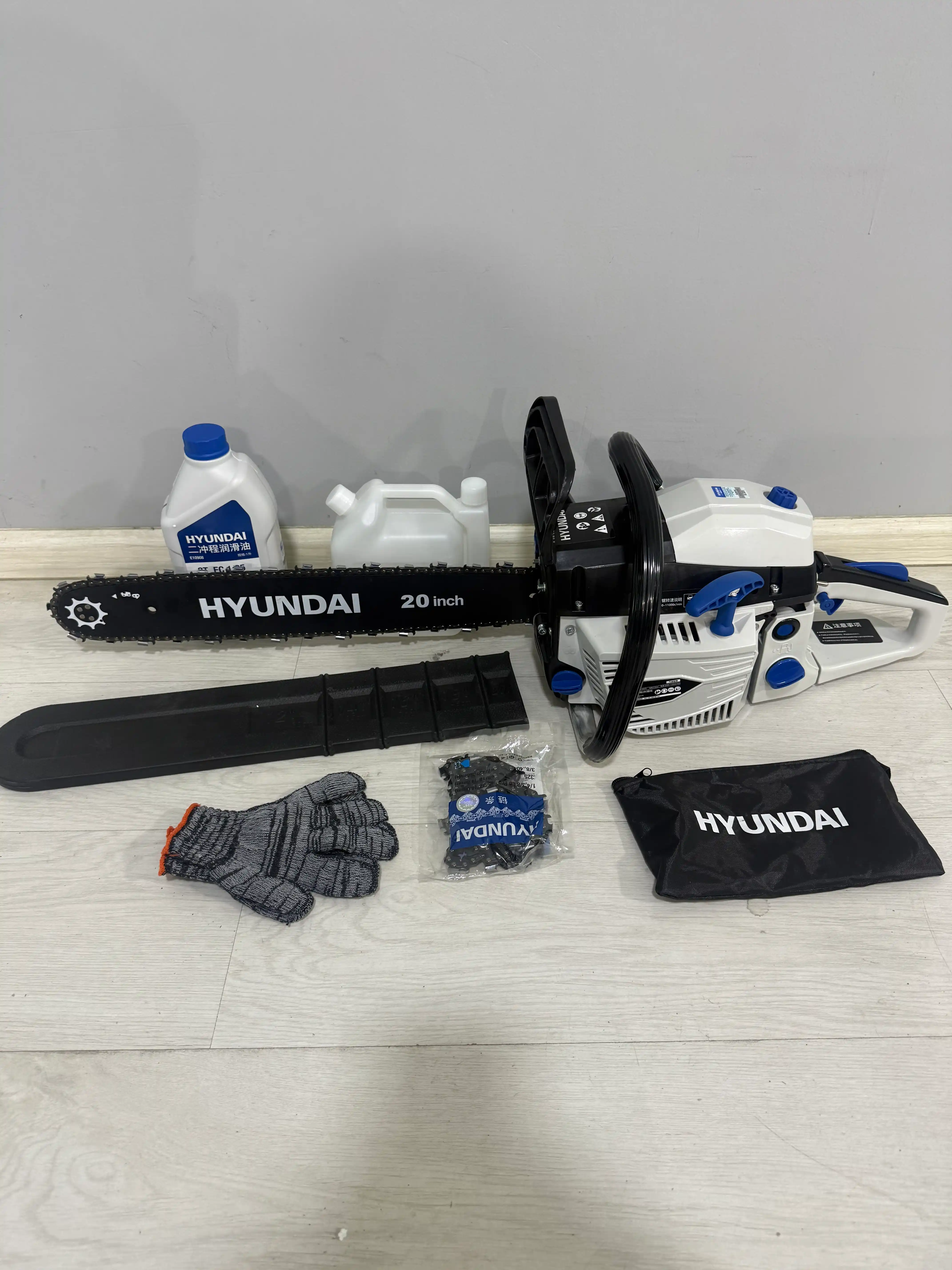 Бензопила 12/20-дюймовая HYUNDAI