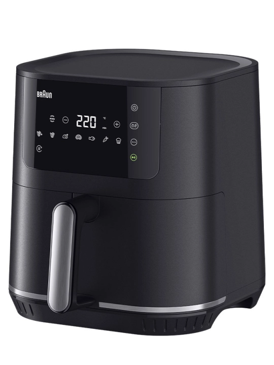 Braun MultiFry 5 HF5034IBK aerogril, 6 l, 1700 Vt, 8 dastur, keramik qoplama