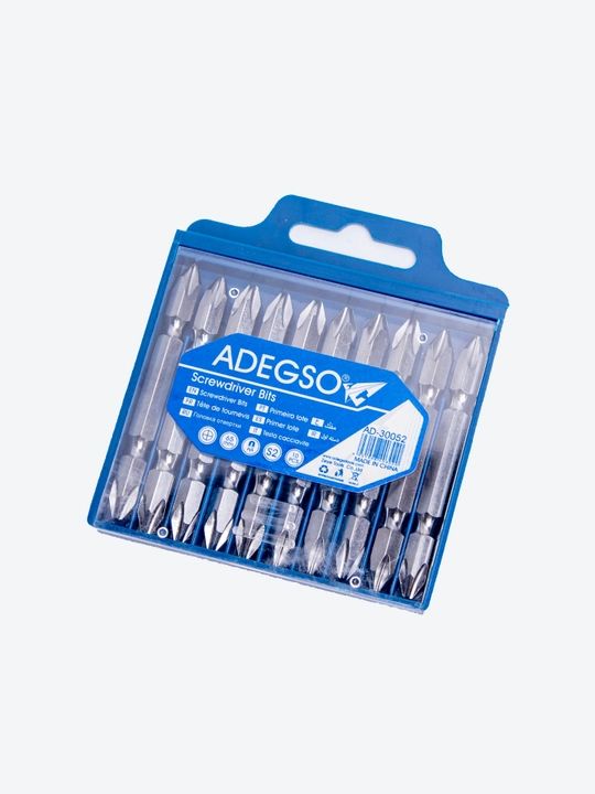 ADEGSO PH2 otvyortka bitlari to‘plami, 65 mm, 10 dona