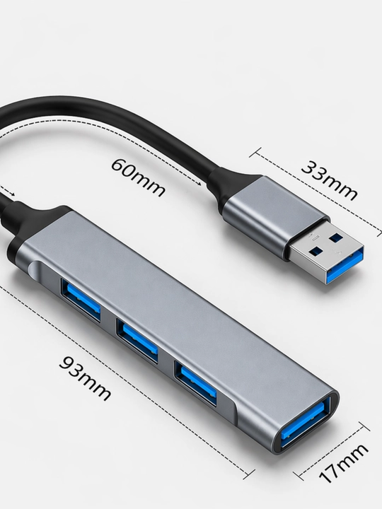 Адаптер для ноутбука и компьютера,USB HUB 7 Port Splitter USB 2.0,высокоскоростной USB хаб